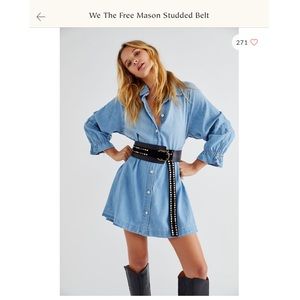 We The Free by Free People Mason Studded Belt